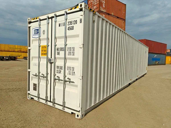 Contenedor maritimo High Cube 40 pies blanco seminuevo